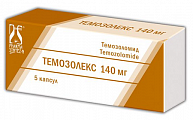 Купить темозолекс, капсулы 140мг 5шт в Балахне