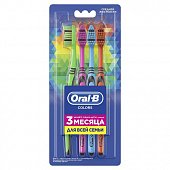 Купить oral-b (орал-би) зубная щетка color collection мануальная средней жесткости 4 шт в Балахне