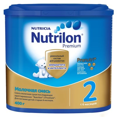 Купить nutrilon premium 2 (нутрилон) сухая смесь детская с 6 месяцев, 400г в Балахне