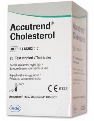 Купить тест-полоски для экспресс-анализаторов портативных аккутренд холестерин, 5 шт в Балахне