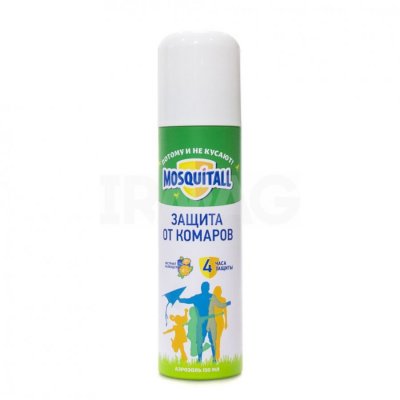 Купить mosquitall (москитолл) защита для взрослых аэрозоль от комаров 150 мл в Балахне