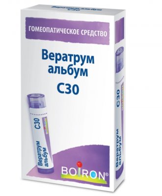 Купить вератрум альбум с30, гомеопатический монокомпонентный препарат растительного происхождения, гранулы гомеопатические 4 гр  в Балахне