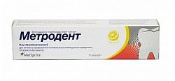 Купить метродент, гель стоматологический, лимон 10мг/г+0,5мг/г, туба 20г в Балахне