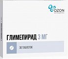 Купить глимепирид, таблетки 3мг, 30 шт в Балахне