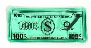 Грелка солевая 100 долларов малая