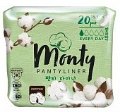 Купить monty (монти) прокладки ежедневный без ароматизаторов,20 шт в Балахне