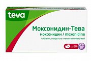 Купить моксонидин-тева, таблетки покрытые пленочной оболочкой 0,2 мг, 60 шт в Балахне
