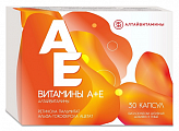 Купить витамин а+е алтайвитамины, капсулы 30шт бад в Балахне