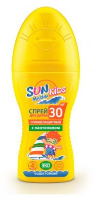 Купить sun marina (сан марина) кидс, крем солнцезащитный для детей, 150мл spf30 в Балахне