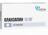 Купить оланзапин, таблетки, покрытые пленочной оболочкой 10мг, 28 шт в Балахне