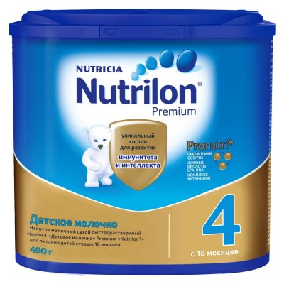 Купить nutrilon junior premium 4 (нутрилон) сухая смесь детская с 18 месяцев, 400г в Балахне