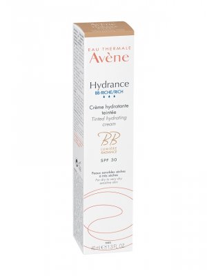 Купить авен гидранс (avenе hydrance) bb-риш крем для лица увлажняющий тонирующий эффект, 40мл spf30 в Балахне