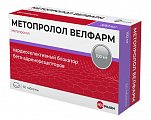 Купить метопролол-велфарм, таблетки 100мг, 60 шт в Балахне