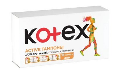 Купить kotex active (котекс) тампоны нормал 16шт в Балахне