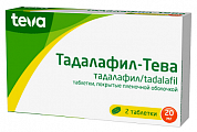 Купить тадалафил-тева, таблетки, покрытые пленочной оболочкой 20мг 2шт в Балахне