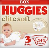 Купить huggies (хаггис) подгузники elitesoft 5-9кг 144 шт в Балахне