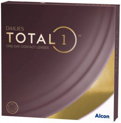 Купить контактные линзы alcon (алкон) dailies total 1, 90 шт, -1,25 (8,5) в Балахне