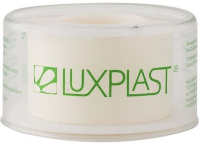 Купить luxplast (люкспласт) пластырь фиксирующий шелковый основе 2,5см х 5м в Балахне