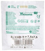 Купить matopat matocomp (матопат) салфетки стерильные 7,5см х7,5см 8 слойные 17нитей, 3шт в Балахне