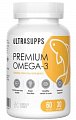 Купить ultrasupps (ультрасаппс) омега-3 премиум, капсулы 1405мг 60 шт. бад в Балахне
