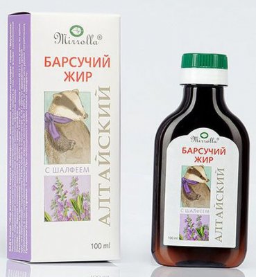 Купить барсучий жир алтайский мирролла с экстр. шалфея, 100мл_бад (мирролла, россия) в Балахне