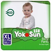 Купить yokosun eco (йокосан) подгузники размер xl (12-20 кг) 44шт в Балахне