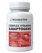Купить ризингстар (risingstar) комплекс витаминов и адаптогенов с омега-3, капсулы 1620мг, 60 шт бад в Балахне