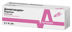 Купить диметинден-акрихин, гель для наружного применения 0,1%, 30г от аллергии в Балахне