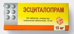 Купить эсциталопрам, таблетки, покрытые пленочной оболочкой 10мг, 28 шт в Балахне