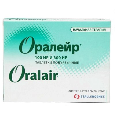 Купить оралейр, таблетки подъязычные 100ир 3 шт + 300ир, 28 шт от аллергии в Балахне