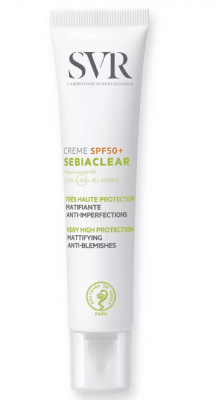 Купить svr sebiaclear (свр) крем для лица солнцезащитный для жирной, проблемной кожи spf50+, 40мл в Балахне