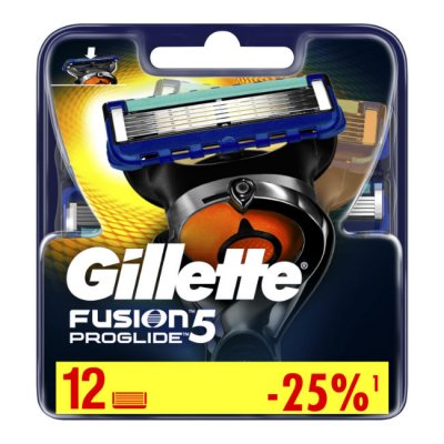 Купить gillette fusion proglide (жиллет) сменные кассеты, 12 шт в Балахне