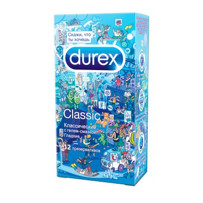 Купить durex (дюрекс) презервативы classic, 12 шт doodle в Балахне