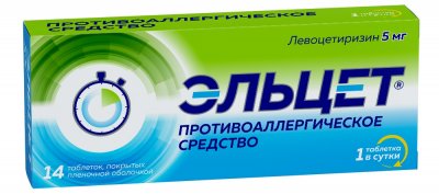 Купить эльцет, таблетки, покрытые пленочной оболочкой 5мг, 14 шт от аллергии в Балахне
