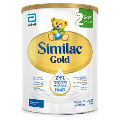 Купить симилак (similac) gold 2, смесь молочная 6-12 мес. 800г в Балахне