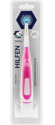 Купить хилфен (hilfen) электрическая зубная щетка детская розовая артикул r2021 в Балахне