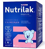Купить нутрилак премиум 2 (nutrilak premium 2) молочная смесь с 6 месяцев, 600г в Балахне