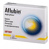 Купить афлубин, таблетки подъязычные гомеопатические, 24 шт в Балахне