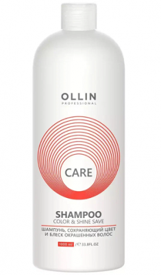 Купить ollin prof care (оллин) шампунь для окрашенных волос сохранение цвета и блеска, 1000мл в Балахне