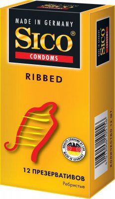 Купить sico (сико) презервативы ribbed ребристые 12шт в Балахне