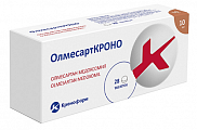 Купить олмесарткроно, таблетки покрытые пленочной оболочкой 10мг 28шт в Балахне
