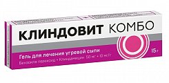 Купить клиндовит комбо, гель для наружного применения 50мг+10мг/г 15г в Балахне