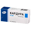 Купить кардура, таблетки 4мг, 30 шт в Балахне