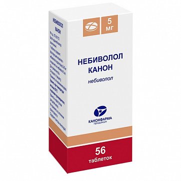 Небиволол Канон, таблетки 5мг, 56 шт