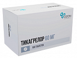 Купить тикагрелор, таблетки покрытые пленочной оболочкой 60 мг, 168 шт в Балахне
