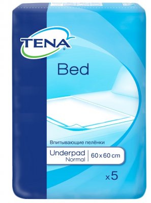 Купить tena (тена) простыня медицинская bed normal 60 x 60см, 5 шт в Балахне
