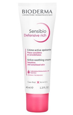 Купить bioderma sensibio defensive (биодерма сенсибио) крем для чувствительной кожи лица насыщенный 40мл в Балахне