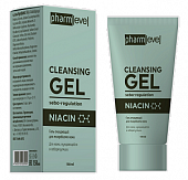 Купить pharmlevel (фармлевел) niacin гель очищающий для микробиома кожи лица, 150мл  в Балахне