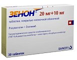 Купить зенон, таблетки, покрытые пленочной оболочкой, 20мг+10мг, 30 шт  в Балахне