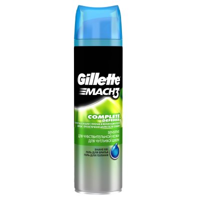 Купить gillette m3 series pure & sensitive (жиллет) гель для бритья для чувствительной кожи, 200 мл в Балахне